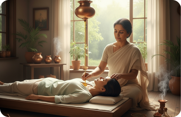 Traditional Ayurvedic Panchkarma therapy